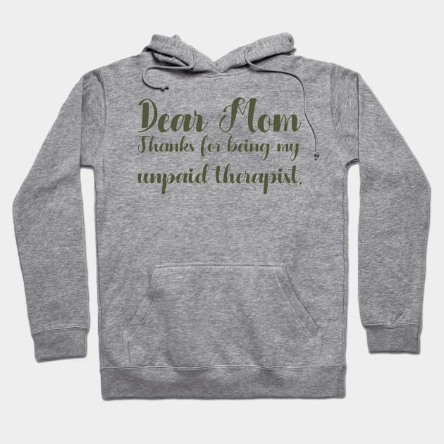 Mom Therapist funny mom Hoodie by Gaming champion